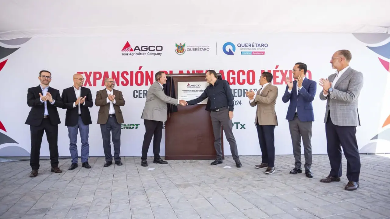 AGCO México anuncia inversión en Querétaro. Foto: Cortesía