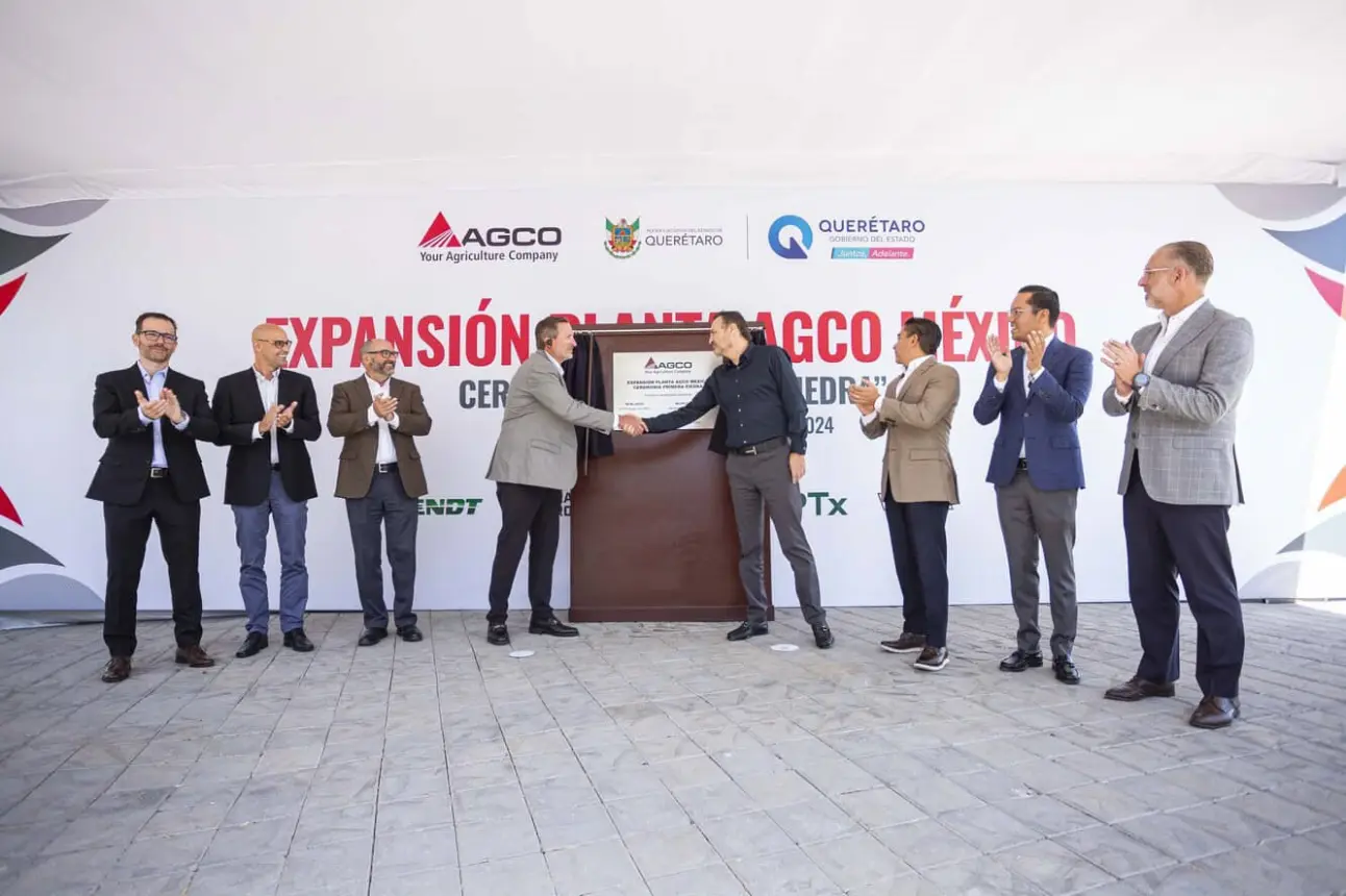 AGCO México anuncia inversión en Querétaro. Foto: Cortesía