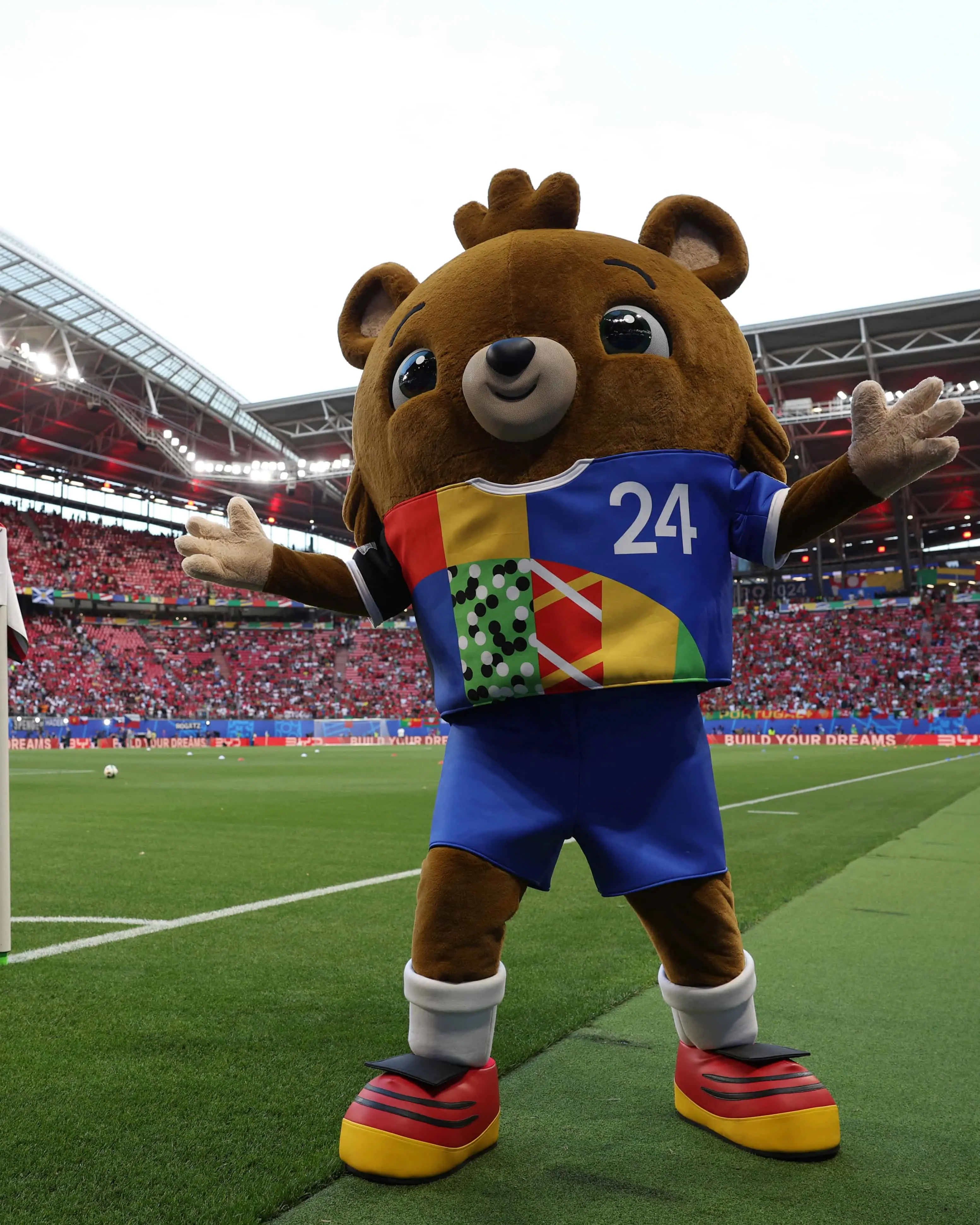 Albart es la mascota oficial de la euro | Imagen: @EURO2024
