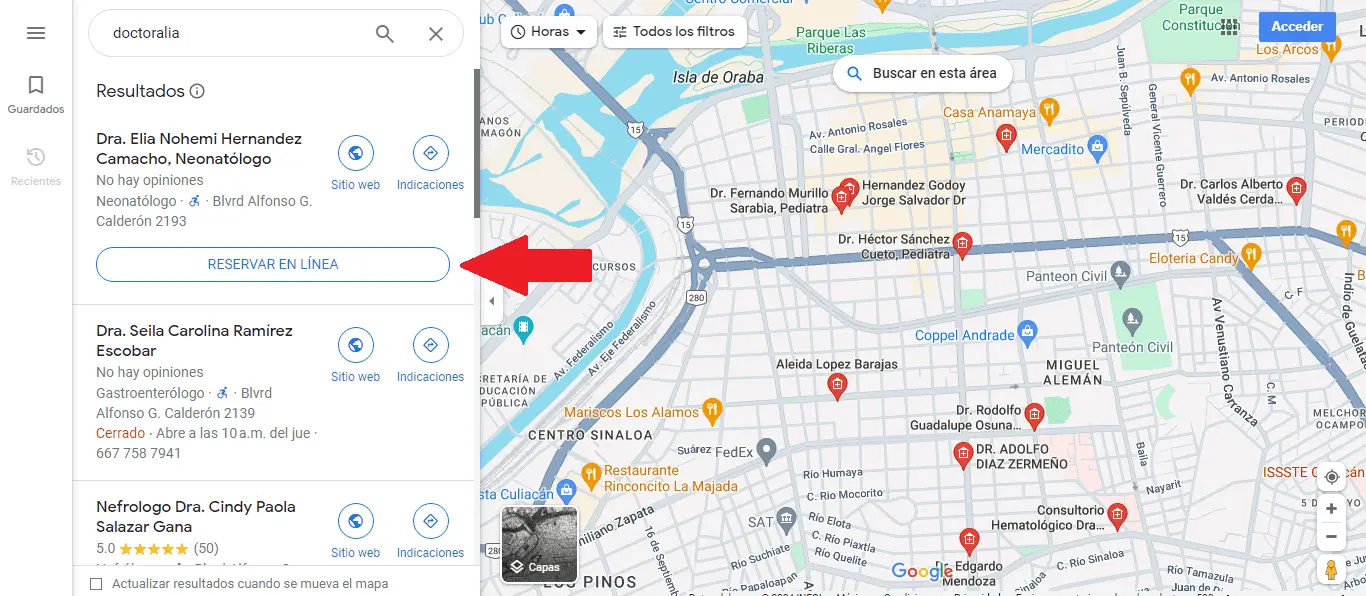 Como-agendar-citas-médicas-desde-Google Maps