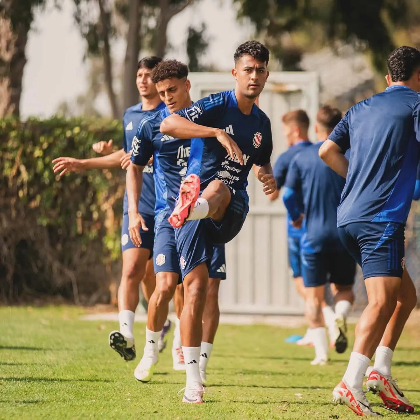 La selección tica ya entrena en Estados Unidos | Imagen: @fedefutbolcrc