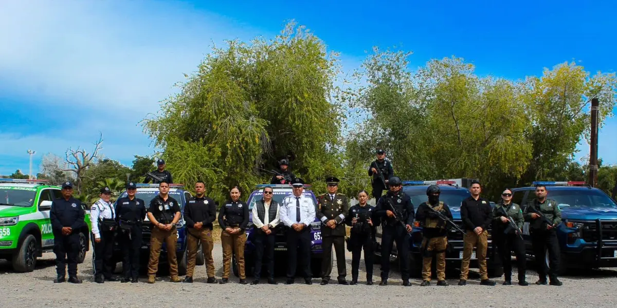 Feria de seguridad en Guasave. Foto Construyendo Paz