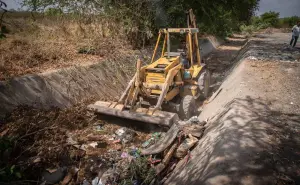 En Culiacán limpian arroyos y canales antes de que lleguen las lluvias