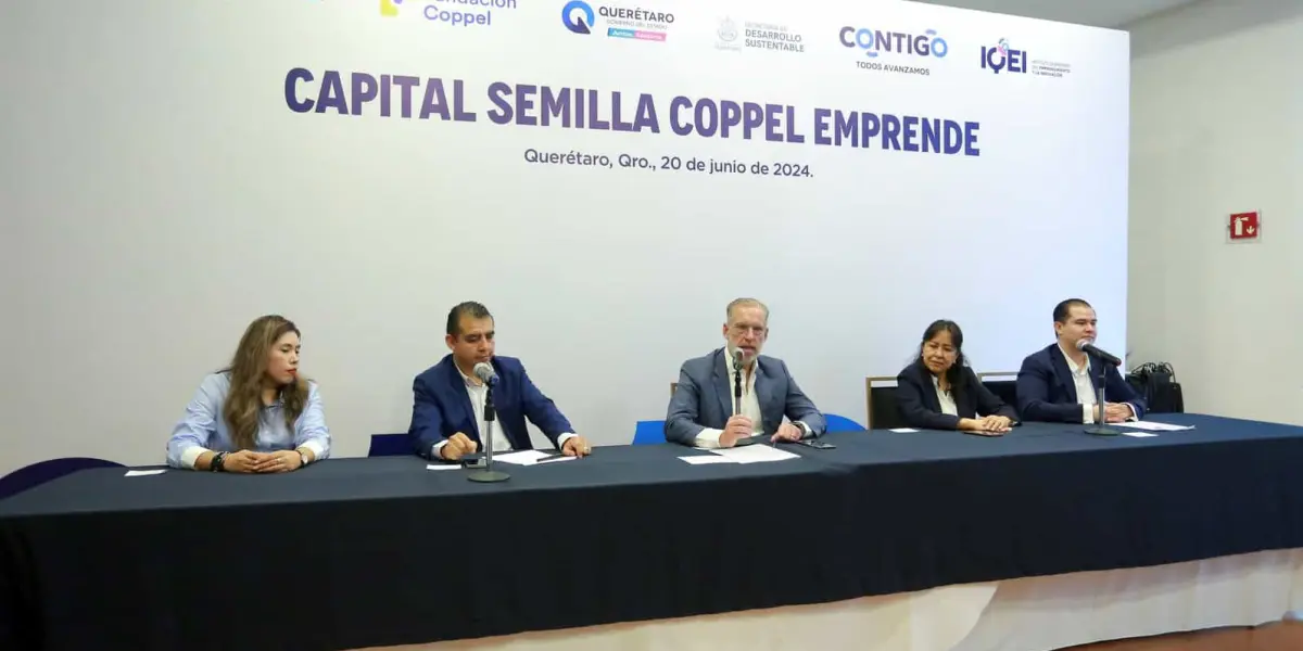 Capital Semilla Coppel Emprende buscará beneficiar a 100 proyectos de Querétaro. Foto: Cortesía