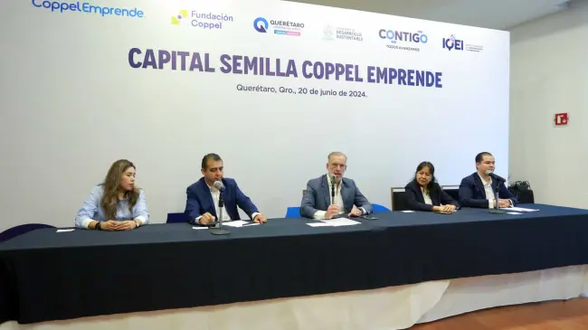 Capital Semilla Coppel Emprende buscará beneficiar a 100 proyectos de Querétaro. Foto: Cortesía