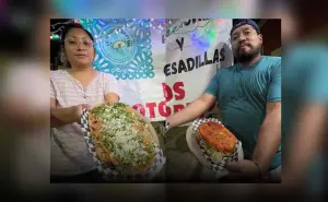 Emmanuel y Anayely comparten los sabores de la CDMX en Culiacán, en la cenaduría Los Cotorritos