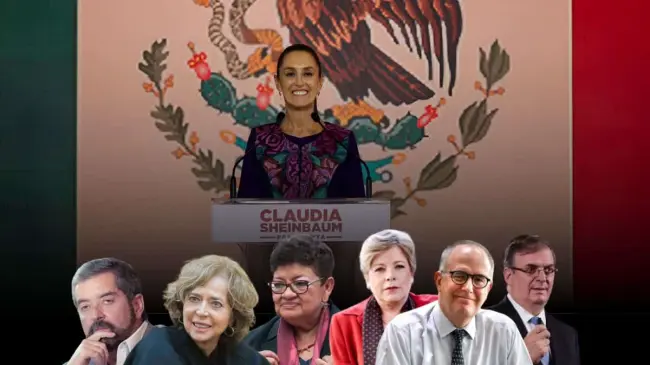 Claudia Sheinbaum presentó a tres mujeres y tres hombres que estarán en su Gabinete. Foto: Cortesía