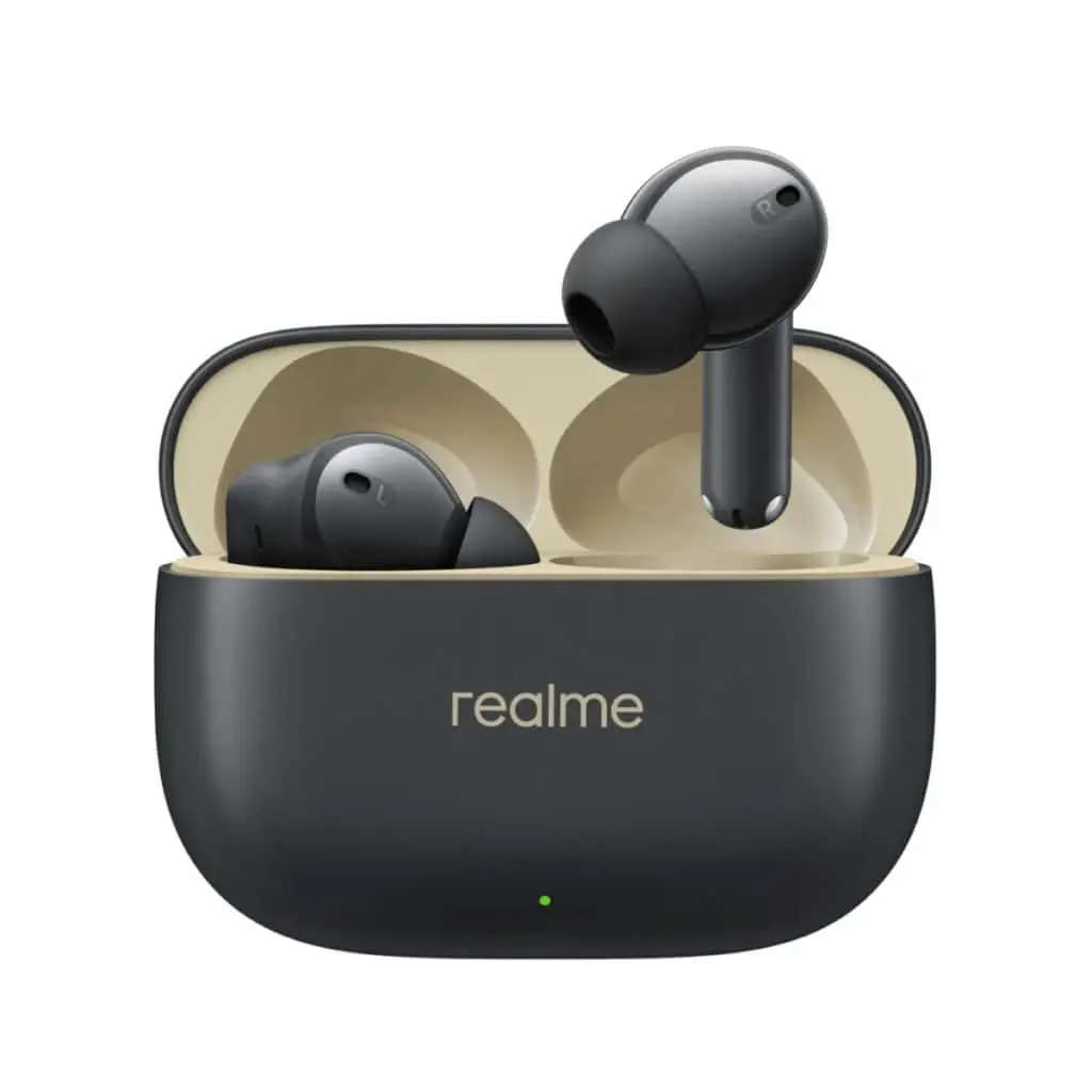 Los Realme Buds T300 salieron al mercado en color negro y blanco. Foto: Cortesía