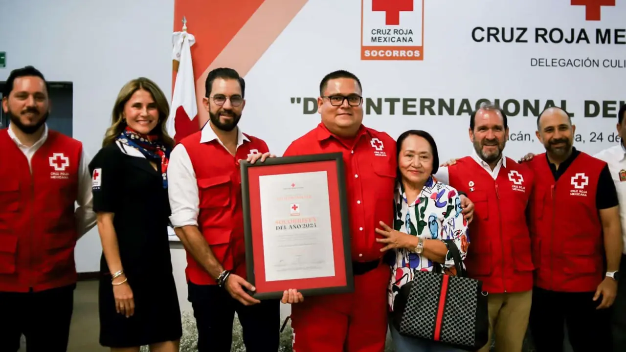 Cruz Roja Culiacán reconoce a Emanuel de Jesús Parra Acosta como el Socorrista del año 2024.
