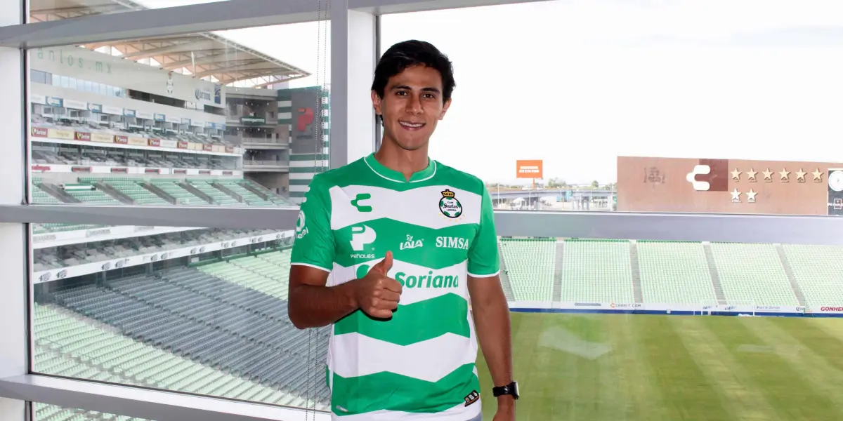 Macías espera retomar el nivel que lo llevo a Europa | Imagen: @ClubSantos