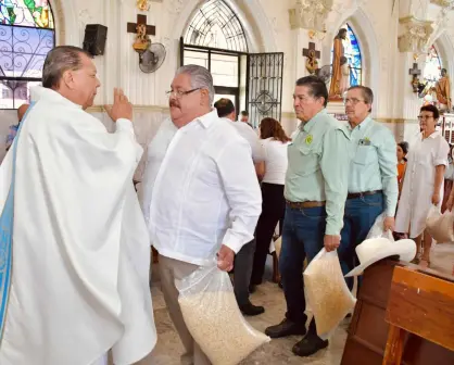 Con una misa agricultores de Salvador Alvarado piden por buenas cosechas y lluvias