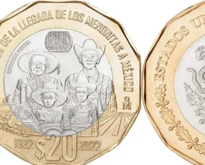 Moneda conmemorativa de los Menonitas se vende en 850 mil pesos; conoce sus características