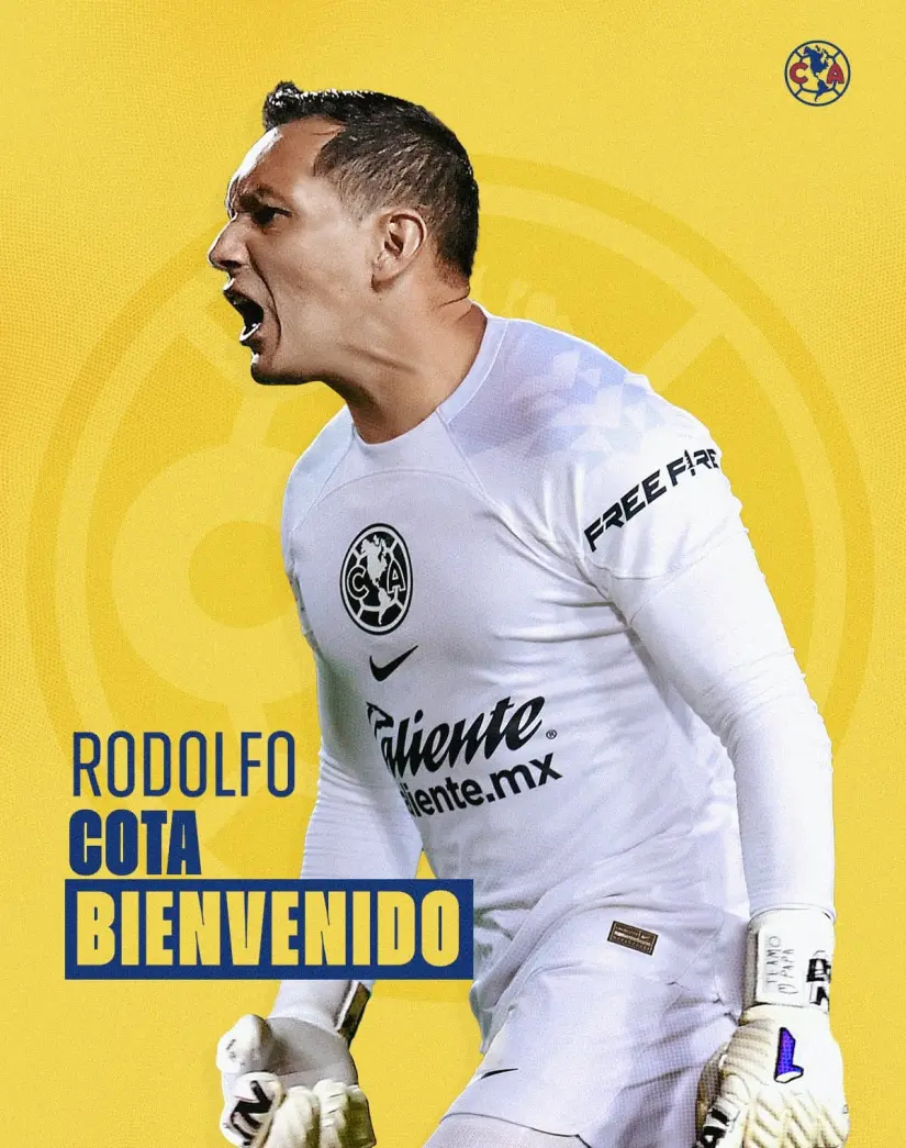 Cota defenderá los colores del América durante un año | Imagen: @ClubAmerica