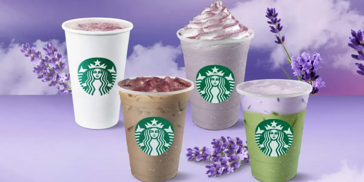 Las bebidas están disponibles en distintas presentaciones con Lavanda. Foto: Starbucks