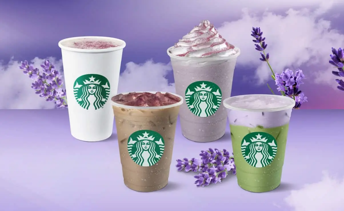 Las bebidas están disponibles en distintas presentaciones con Lavanda. Foto: Starbucks