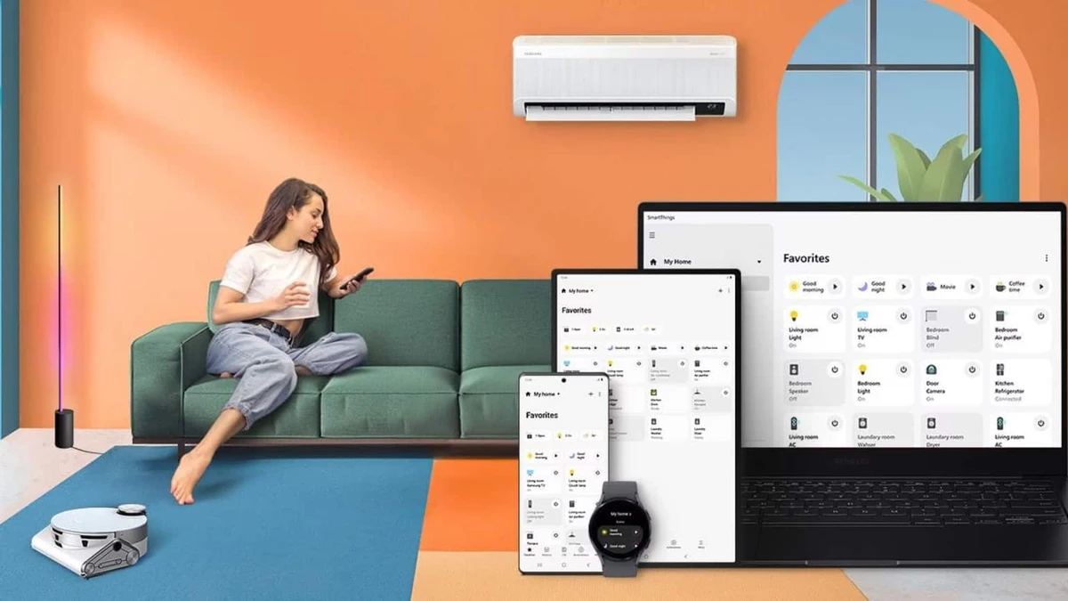 La aplicación SmartThings de Samsung puede ayudarte con recordatorios del día a dia. Foto: Cortesía