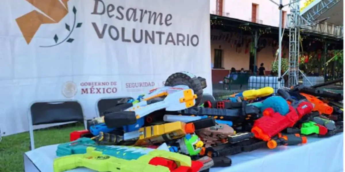 Suman más de mil 500 armas canjeadas con el Desarme Voluntario.