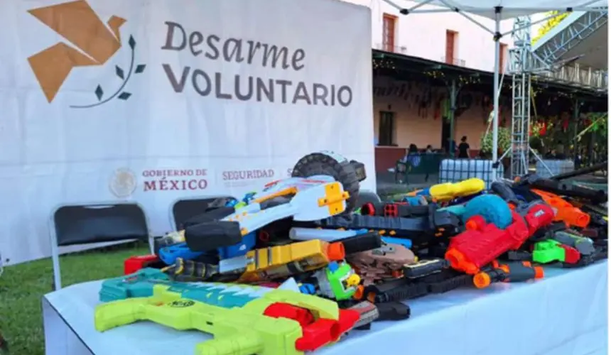 Suman más de mil 500 armas canjeadas con el Desarme Voluntario.