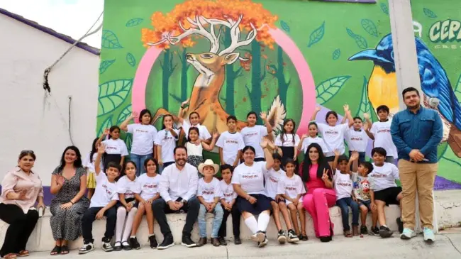 Inauguran murales y el Callejón de San Juan, en Elota, “Pueblo Señorial”.