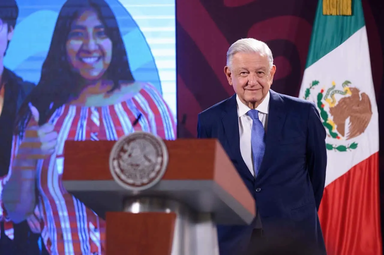 AMLO en la conferencia de prensa que ofreció hoy 26 de junio del 2024.