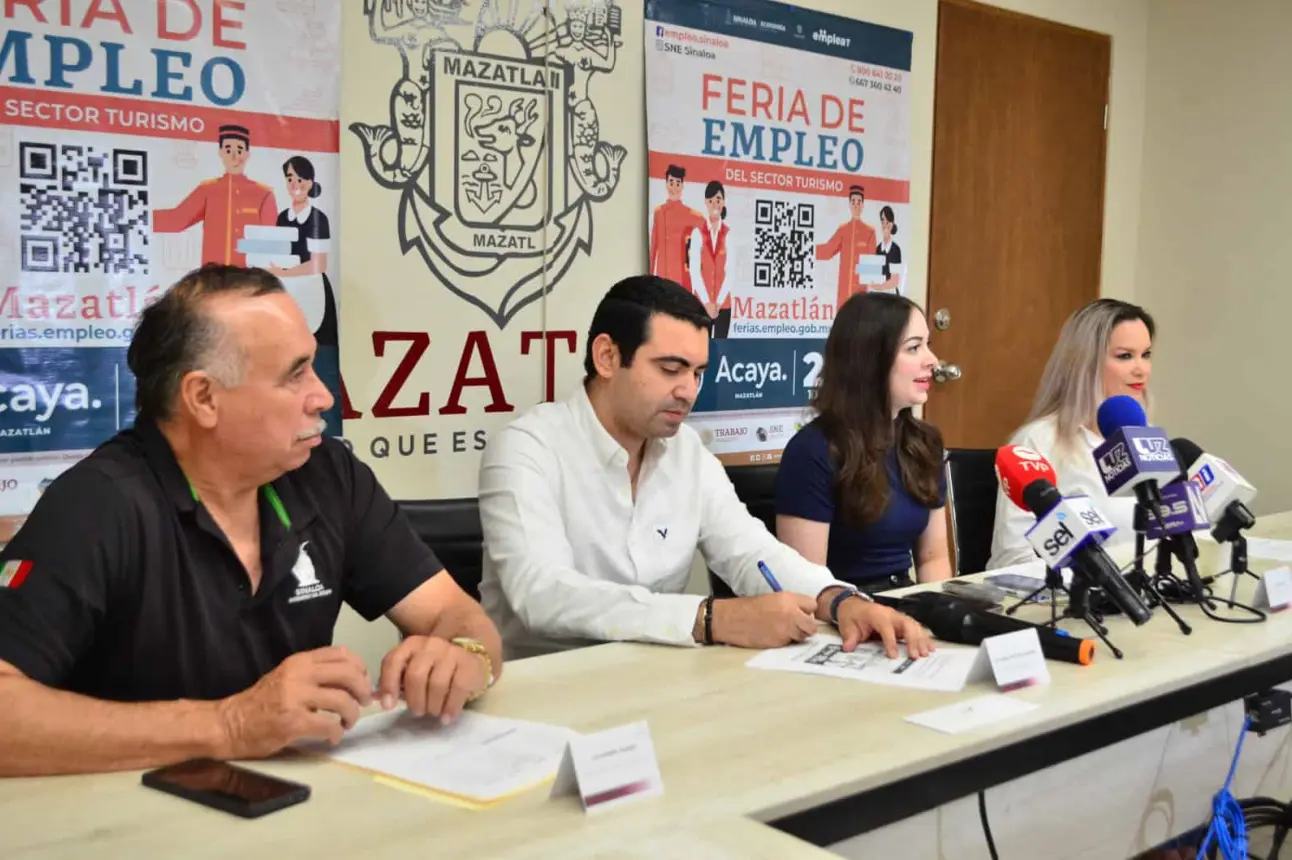 Anuncian Feria del Empleo del Sector Turismo en Mazatlán