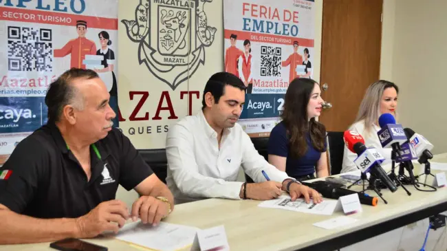 Anuncian Feria del Empleo del Sector Turismo en Mazatlán