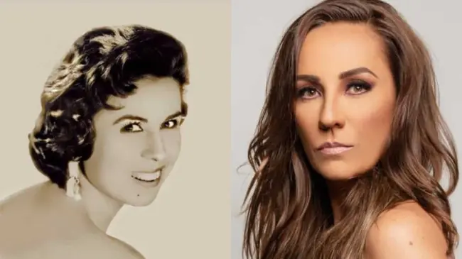 Consuelo Duval junto a su madre, Consuelo Vidal. Fotos: Especial