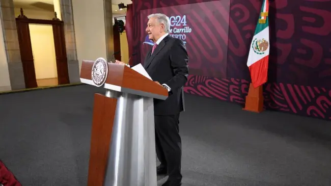 Andrés Manuel López Obrador, presidente de México.
