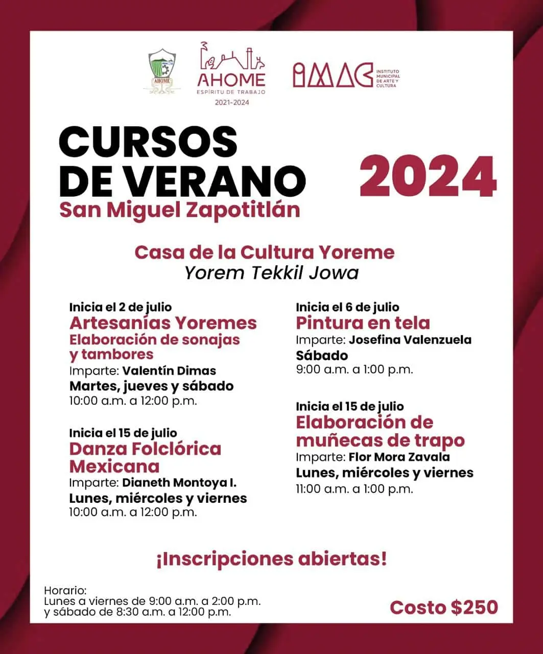 Cursos de Verano en Los Mochis.