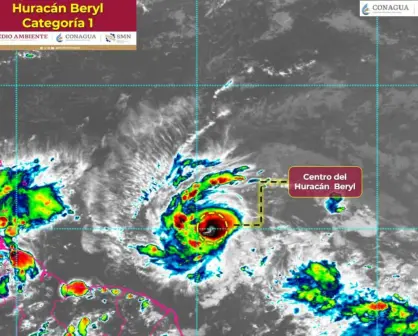 Huracán Beryl ya es categoría 1: ¿cuál es su trayectoria y qué estados que afectará?