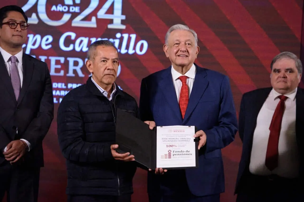 AMLO anuncia la entrega de los primeros complementos del Fondo de Pensiones para el Bienestar