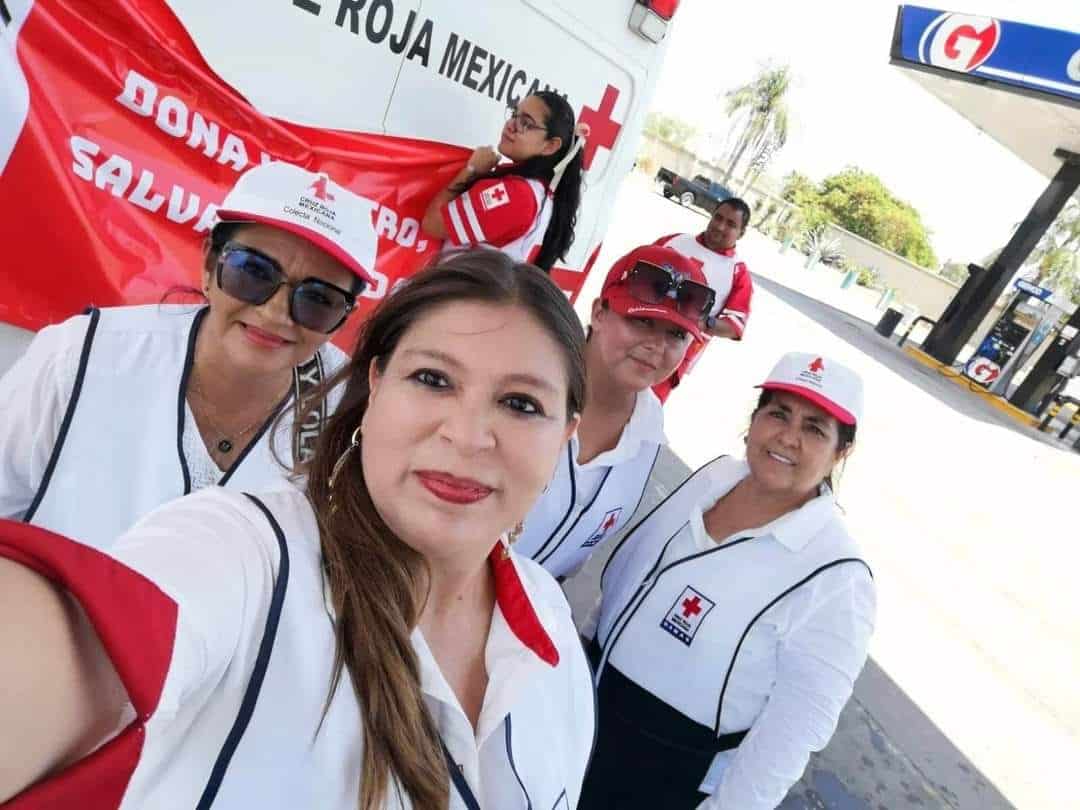 Las Damas Voluntarias de Cruz Roja Navolato participaron activamente.