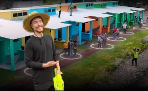 VIDEO. MrBeast regaló 100 casas en México, Jamaica, El Salvador, Argentina y Colombia