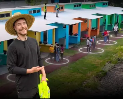 VIDEO. MrBeast regaló 100 casas en México, Jamaica, El Salvador, Argentina y Colombia