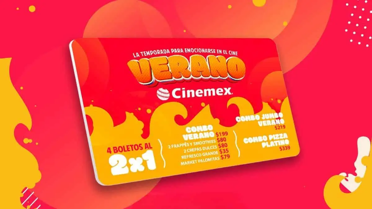 Estos son los beneficios de tener la tarjeta Cinemex. Foto: Cinemex