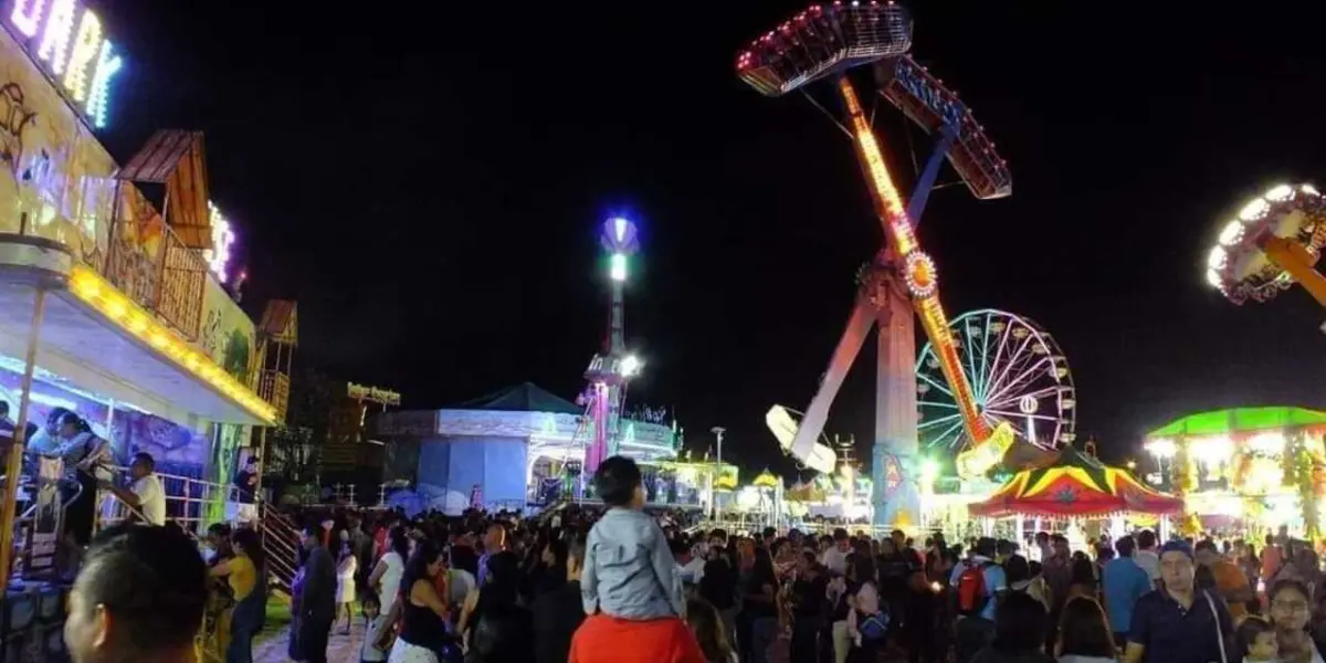 A escasos días de que inicie la Feria de Chalco 2024. Foto: Cortesía