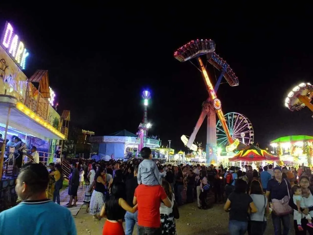 A escasos días de que inicie la Feria de Chalco 2024. Foto: Cortesía