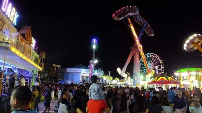 A escasos días de que inicie la Feria de Chalco 2024. Foto: Cortesía