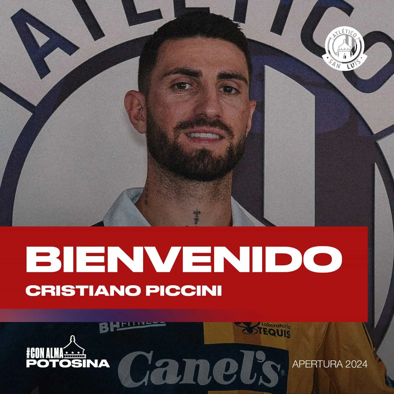 Piccini estará dos años con los potosinos | Imagen: @AtletideSanLuis