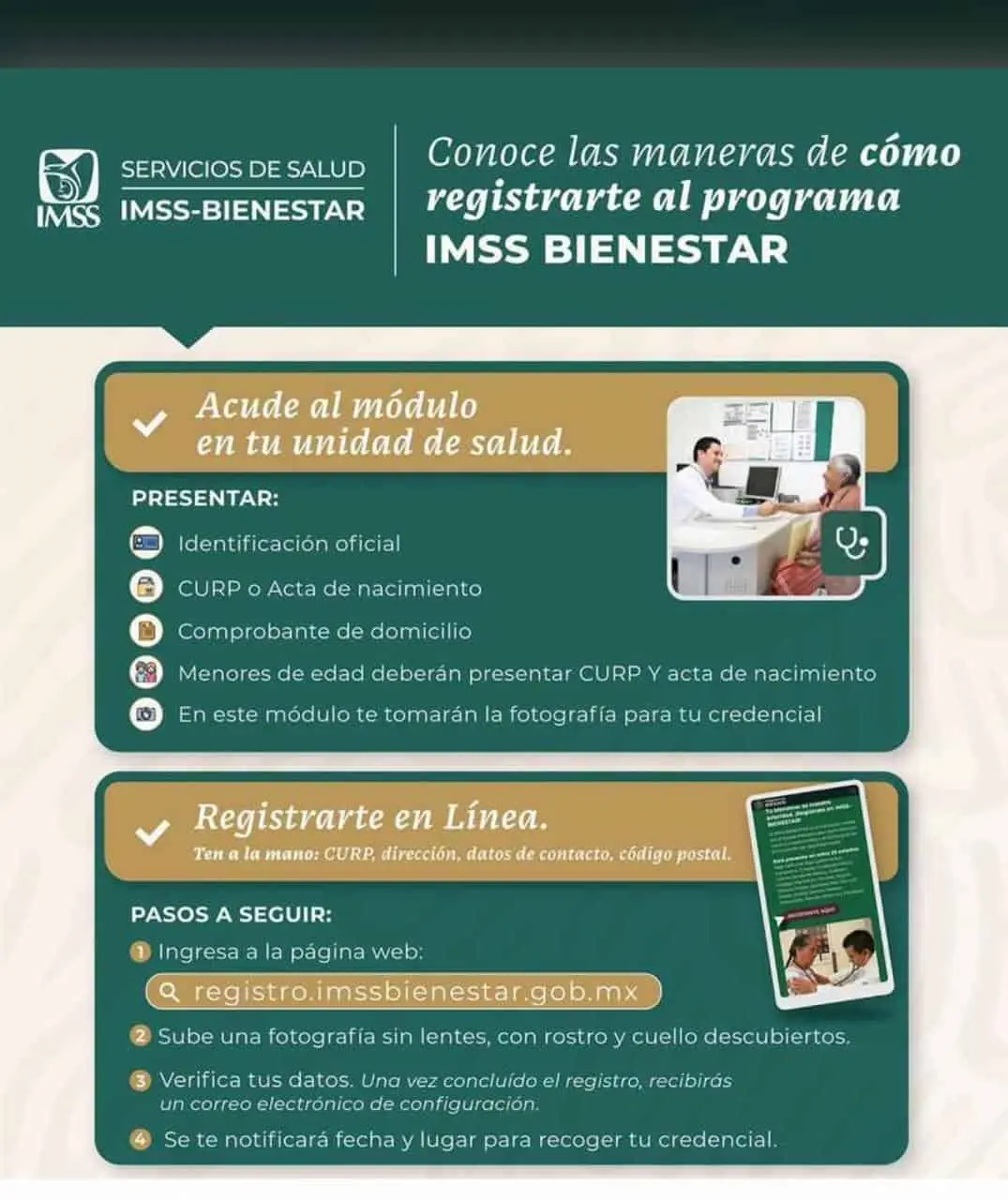 Registro IMSS Bienestar Sinaloa