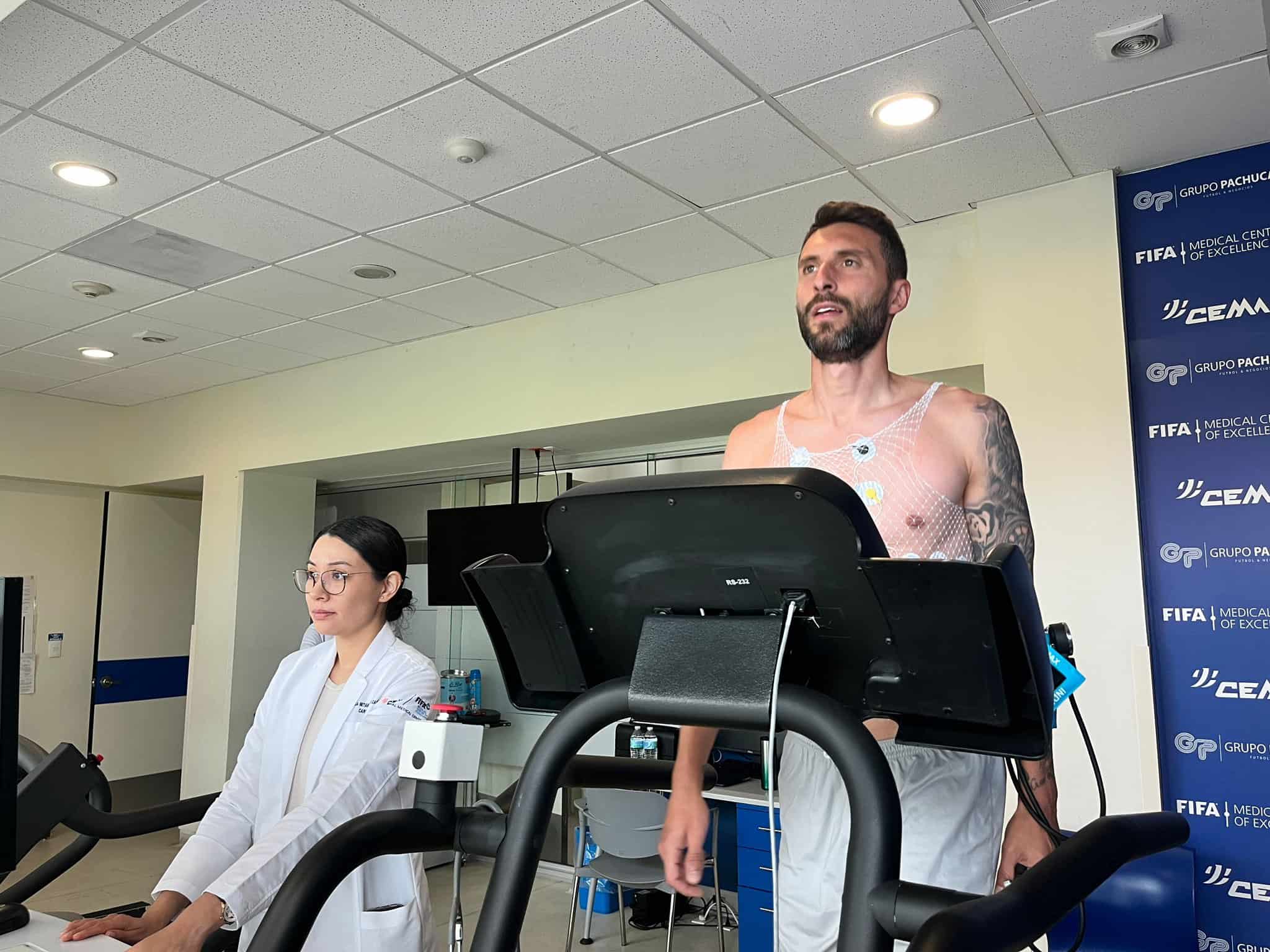 Borja Bastón ya entrena con Pachuca | Imagen: @Tuzos