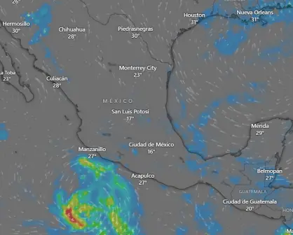 Clima en Sinaloa; lluvias fuertes para  Badiraguato y El Fuerte; la nueva buena de hoy Beryl no genera efectos en México