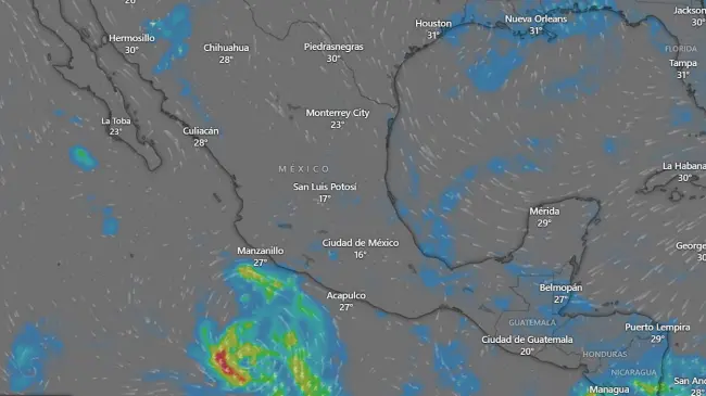 Clima en Sinaloa; lluvias fuertes para Badiraguato y El Fuerte; la nueva buena de hoy Beryl no genera efectos en México