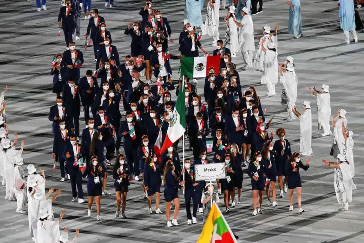 Delegación mexicana en Tokio 2020 | Imagen: @COM_Mexico