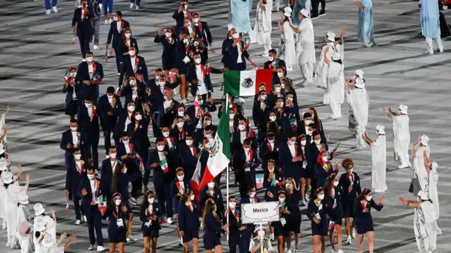 Delegación mexicana en Tokio 2020 | Imagen: @COM_Mexico