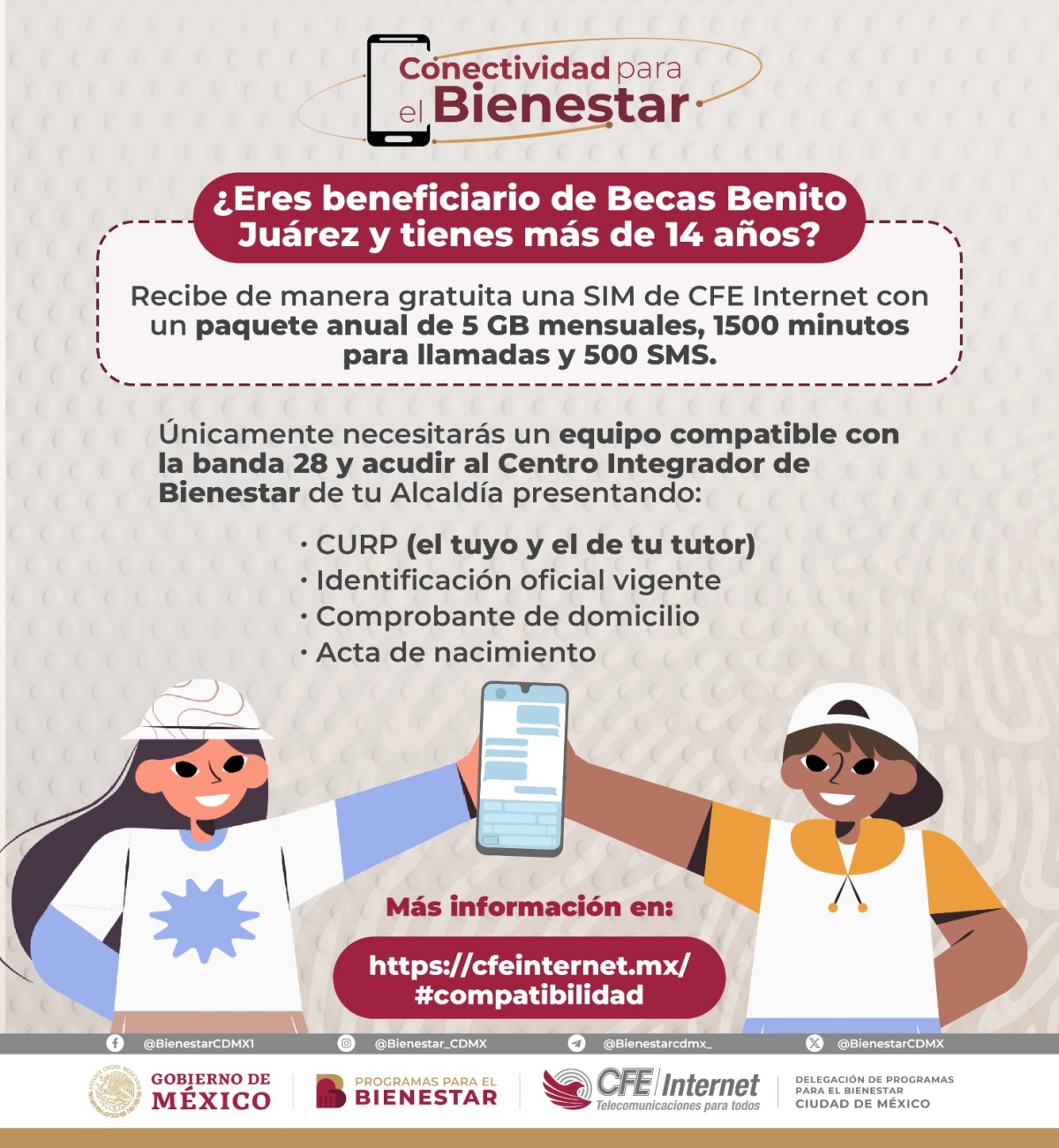 Beca Benito Juárez 2024: ¿cómo obtener internet de CFE gratis por 1 año?