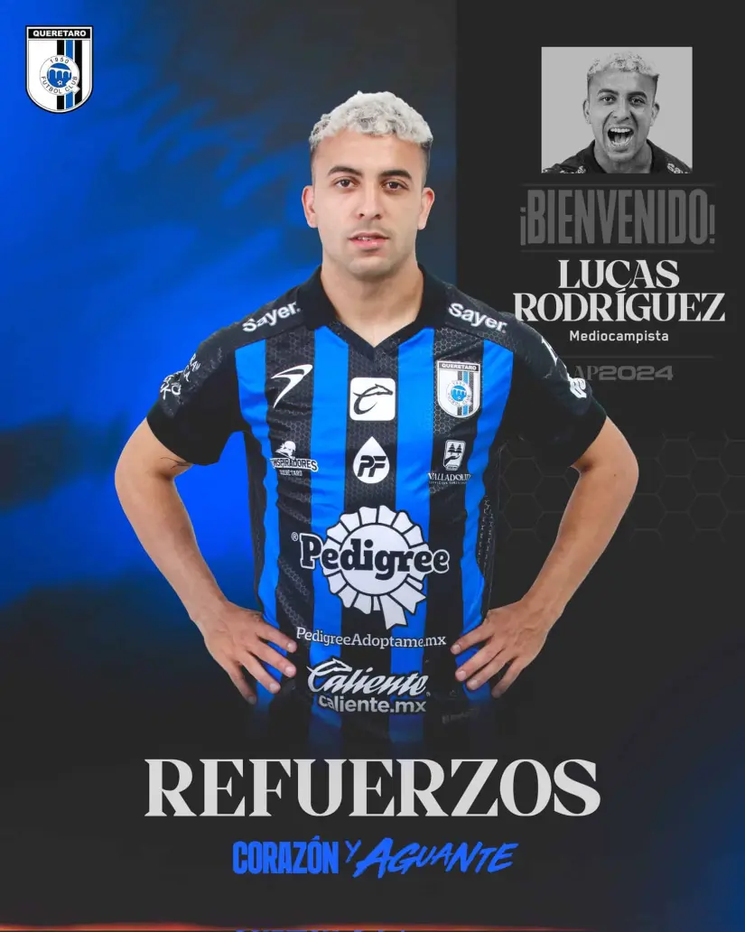 Titi ya fue presentado con los gallos | Imagen: @Club_Queretaro