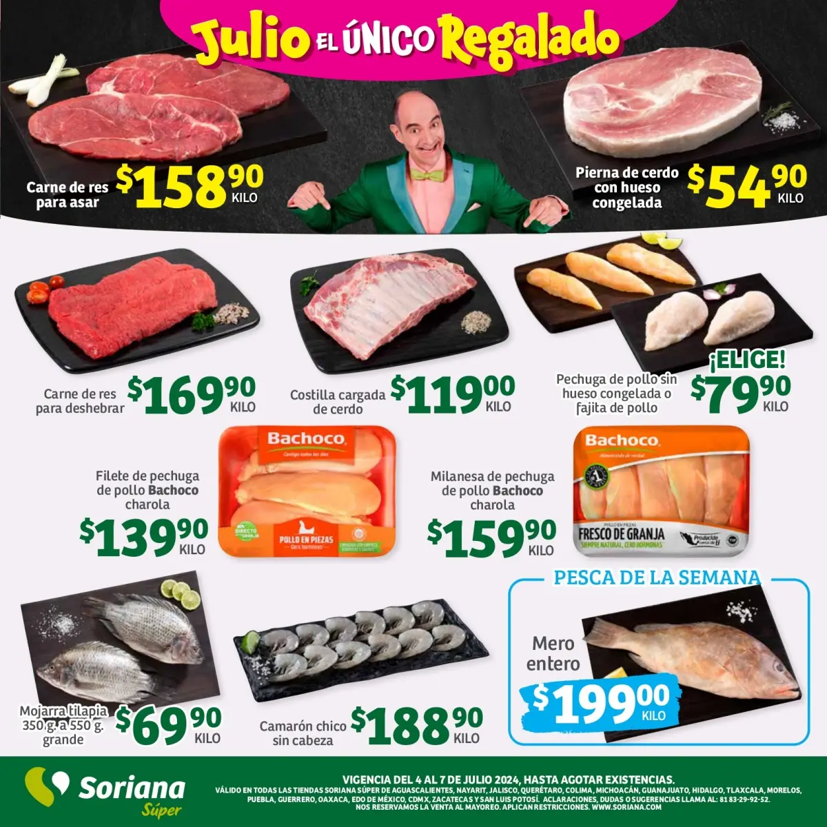 Julio Regalado: ofertas en Soriana para el fin de semana del 5 al 7 de julio