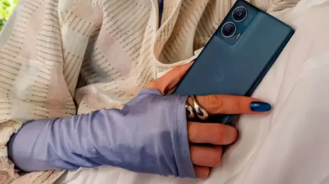 El Moto Edge 50 Fusoin cuenta con un diseño sofisticado y ligero. Foto: Motorola