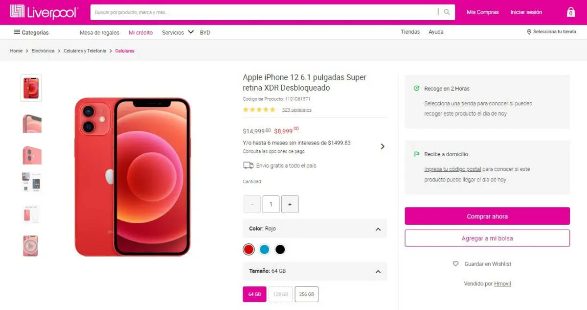 Gran Barata de Liverpool: el iPhone 12 está con rebaja irresistible